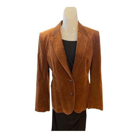 De Mura Jackets & Blazers - Vintage DeMura Brown Velvet Blazer size 12